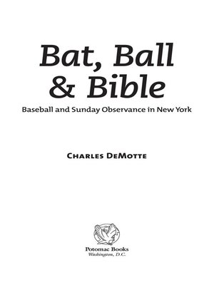 cover image of Bat, Ball & Bible